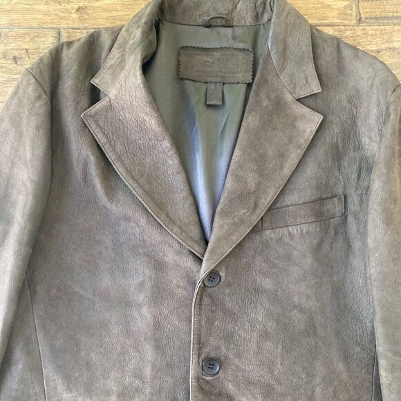 Wilke Rodriguez Brown Genuine Leather Jacket Large - Picture 3 of 8